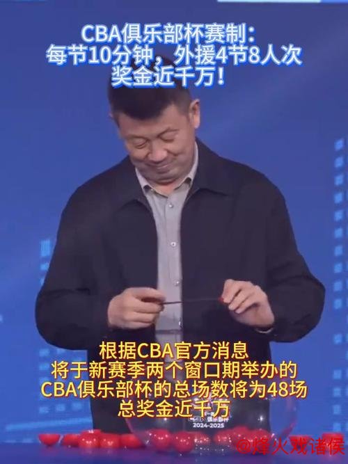 CBA俱乐部杯赛制:每节10分钟 外援限4节8人次 CBA俱乐部杯赛制:每节10分钟 外援限4节8人次